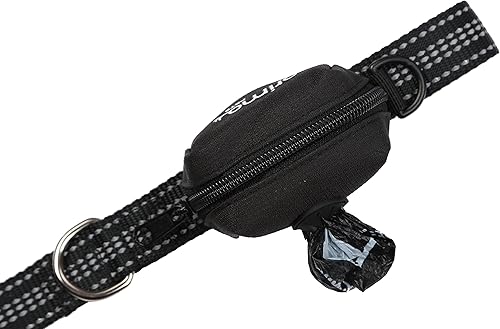 Miniatura 4 de Prima Pets Accesorio para correa para bolsas de excremento de perro, incluye 1 rollo de bolsas para excrementos, dispensador de bolsas de desechos,