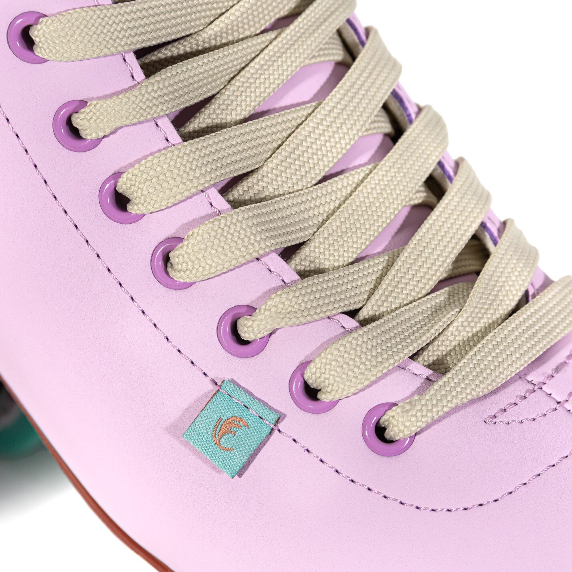 Chaya Melrose Lavender Roller Skates - Stilvolle Rollschuhe im Retro-Style von 36 bis 42 - Komfortable vegane Materialien - Glasfaserverstärkte Kunststoffplatte - 61mm/78A Rollen