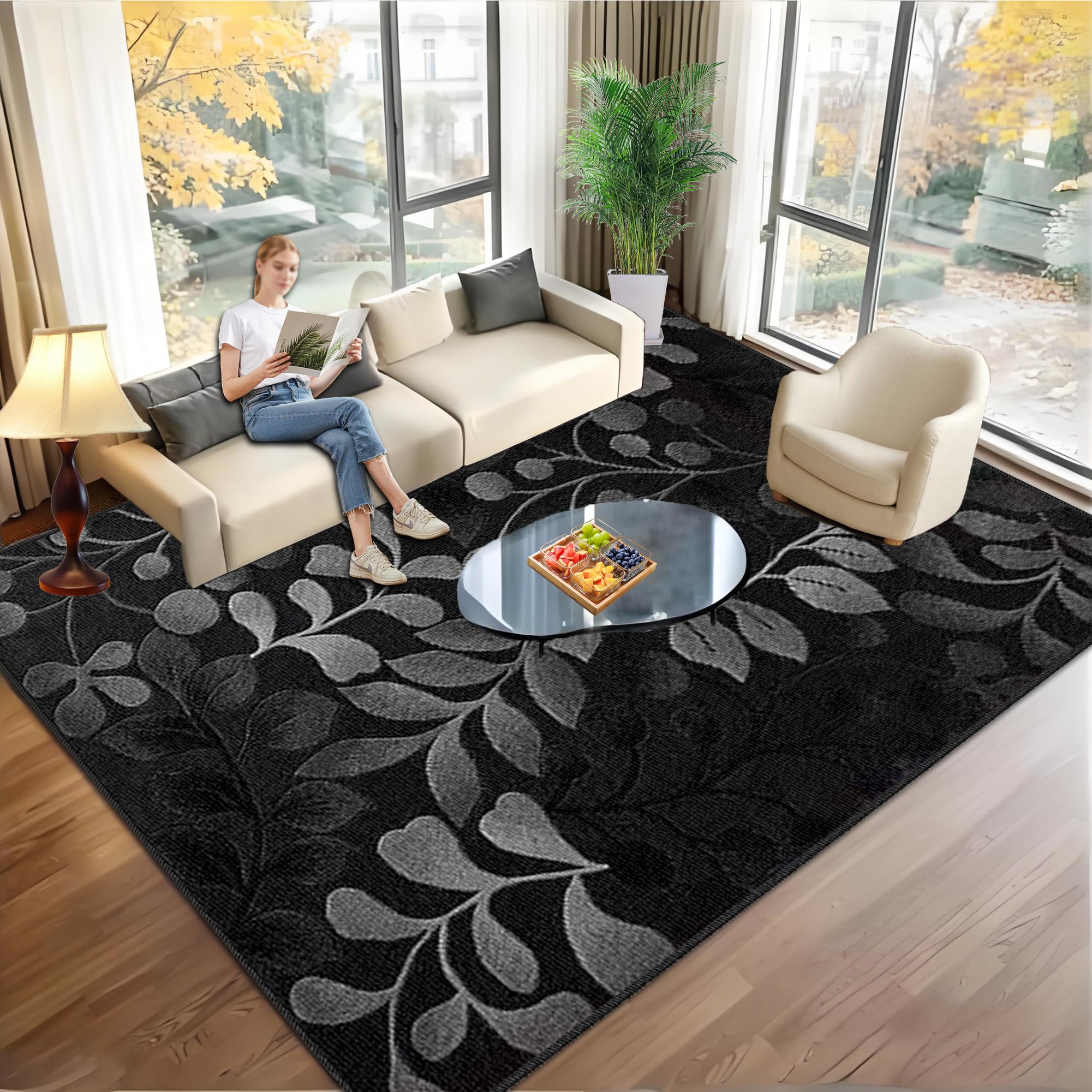 Tapis de chaise de bureau géométrique pour une cuisine moderne