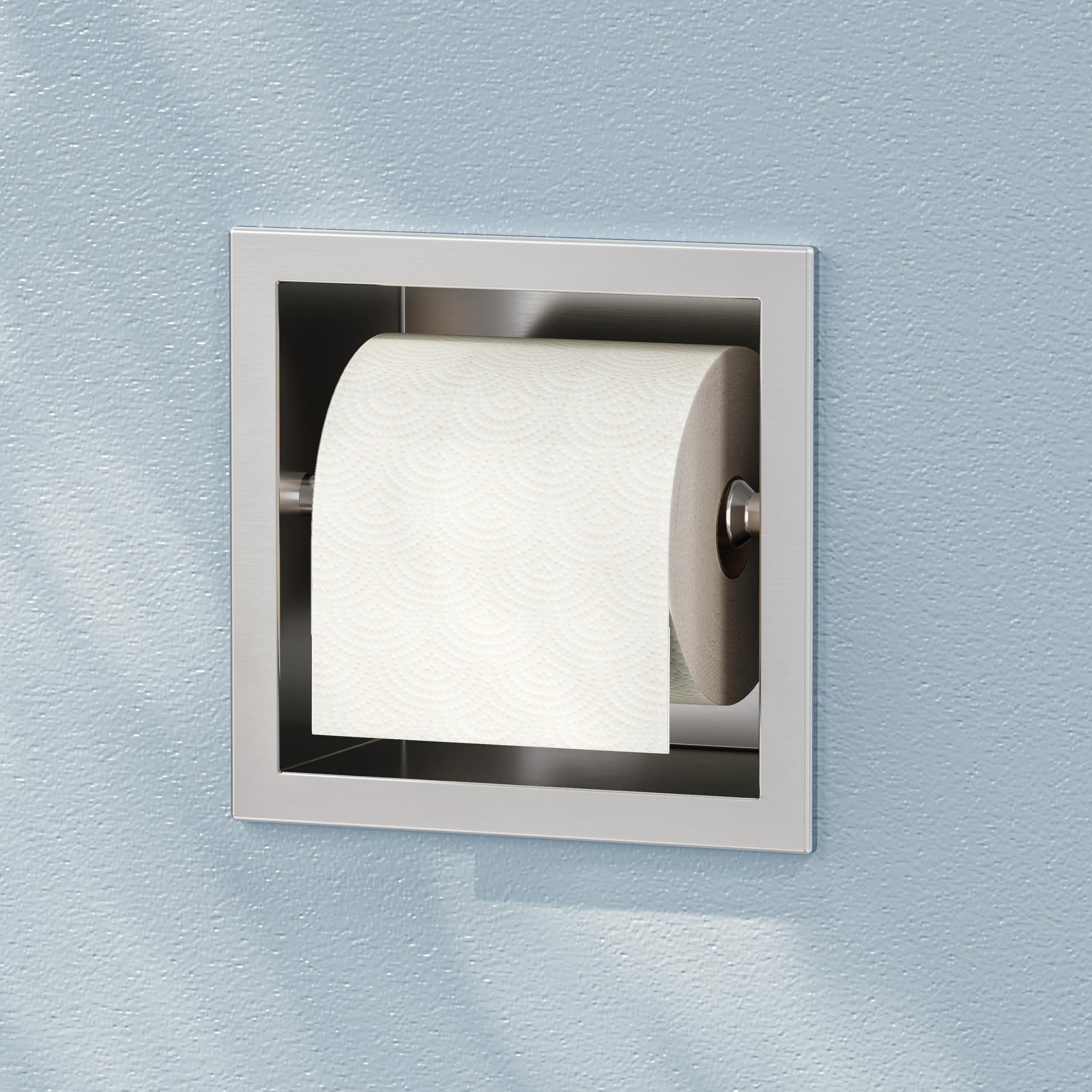 Neodrain Matte Black Recessed Toilet Paper Holder,Dual Rolls — Amazon image 11