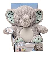 Vista 3 de Soft Dreams Elephant Music and Glow Chupete de elefante, gris/menta