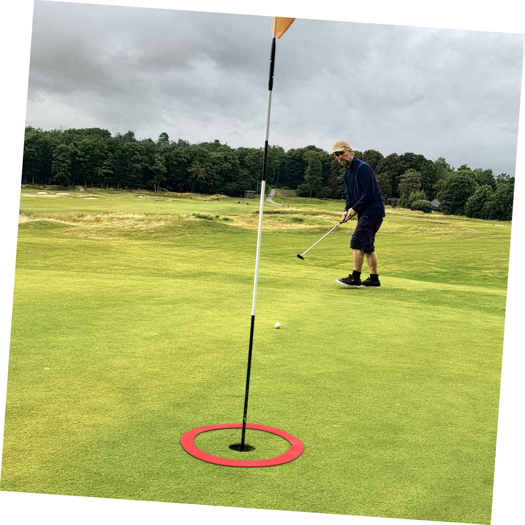COOLHIYA Silicone Putting Golf Practice Aid Visual Waterproof Durable for All Skill Levels