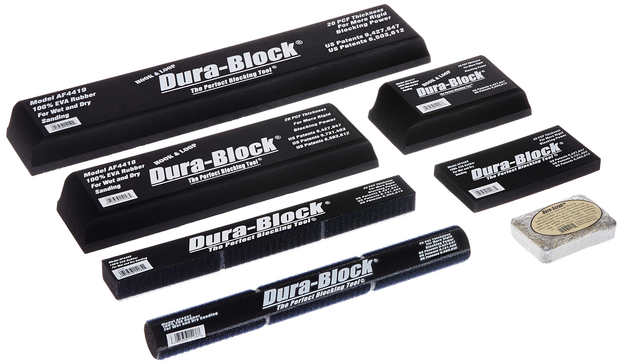 Loop Black 7-Piece Sanding Block Set 