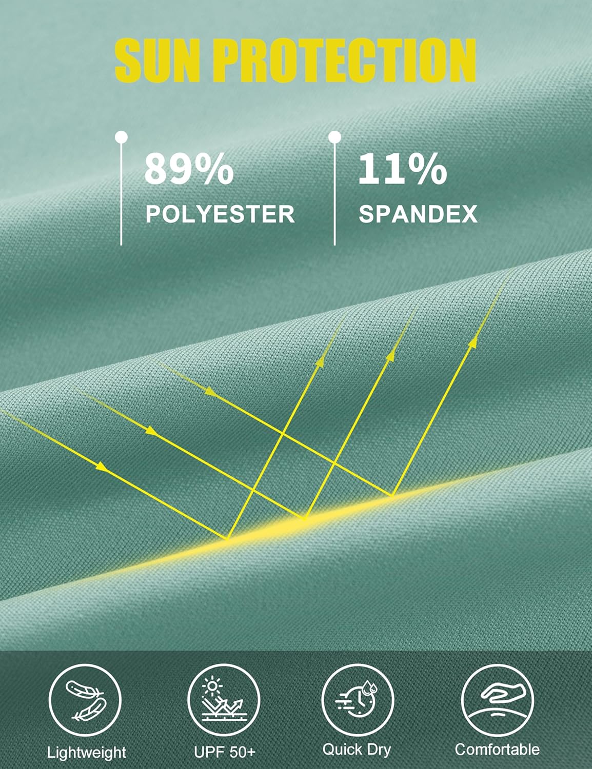 MAGCOMSEN Women's Golf Shirts Short Sleeve Polo UPF 50+ V Neck Collared Tops Quick Dry Tennis Athletic T Shirts - Image 5