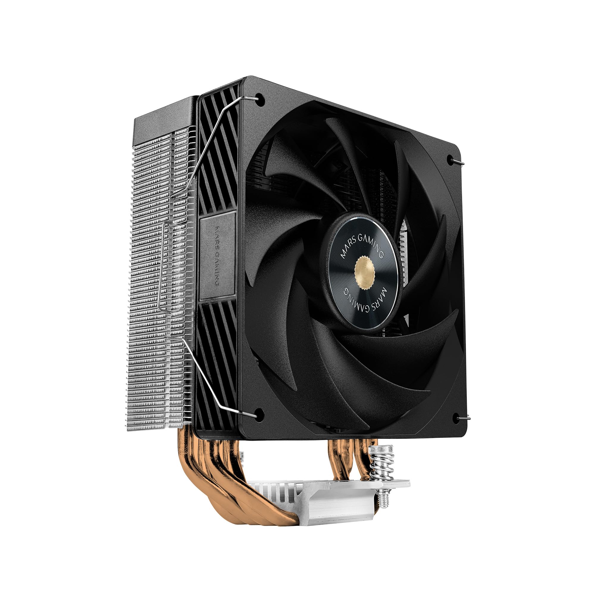 MARS GAMING MCPU-X5ARGB, Disipador CPU 280W TDP, 5x Heatpipes HCT Nueva Generación, Ventilador PWM SI Extreme-Silent ARGB 120mm, Núcleo de Cobre Hiperbalanceado, Compatibilidad Universal, Negro — view 18