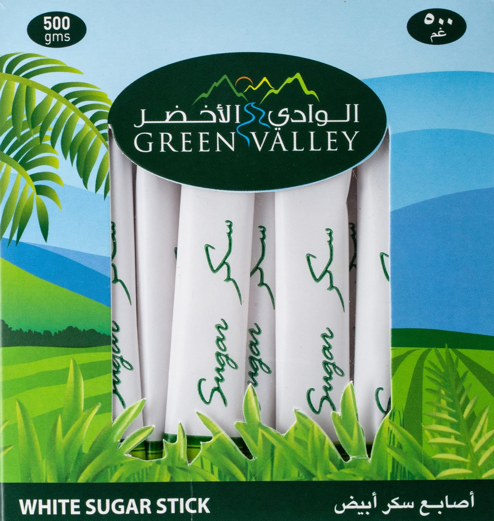 Green Valley White Sugar Sticks - 500 Gm