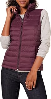 Amazon Essentials Women's Packable Puffer Vest, Water-Resistant, Lightweight Quilted