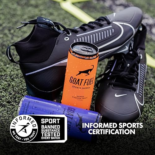 Miniatura 6 de Nueva bebida energética GOAT Fuel  Energía preentrenamiento sin azúcar  Aumenta el rendimiento mental y físico  Con hongos Cordyceps BCAA y