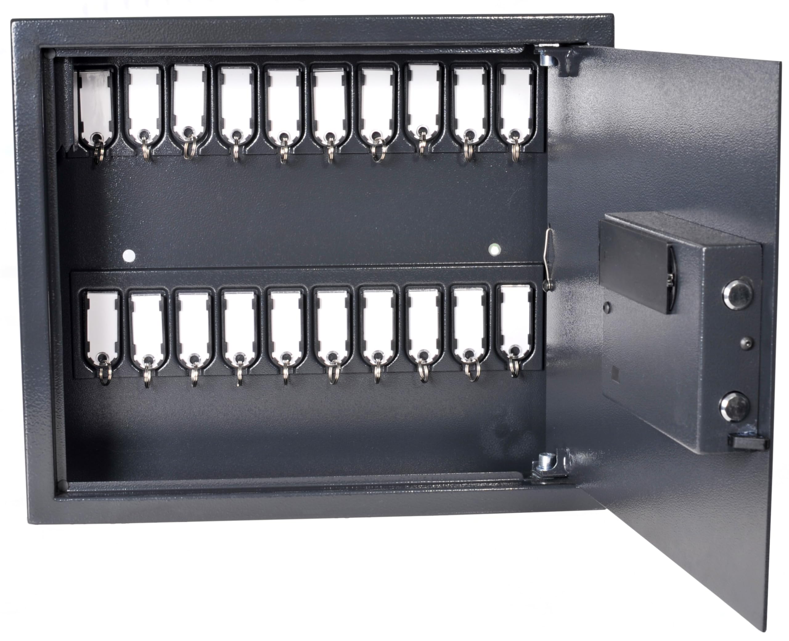 Pavo - Armadietto portachiavi ad alta sicurezza Magnettag per 20 chiavi - Grigio scuro, 8015641