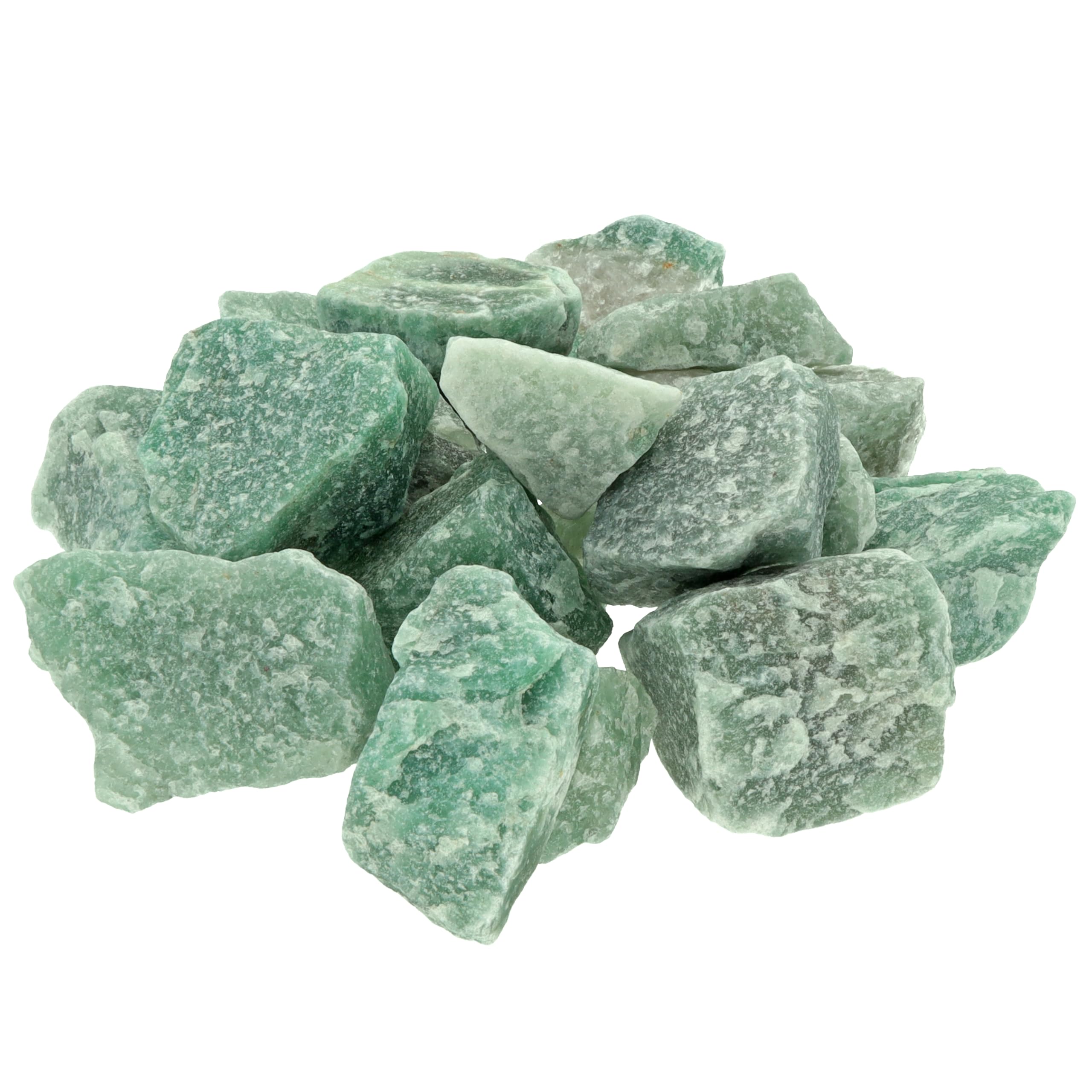 Pierres Brutes Aventurine Verte - 1Kg - Lithothérapie - France Minéraux