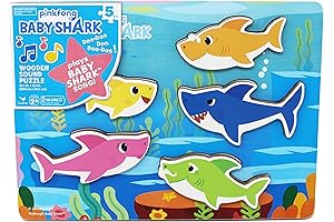 Pinkfong Baby Shark Musical Wood Puzzle: An Educational Musical Adventure