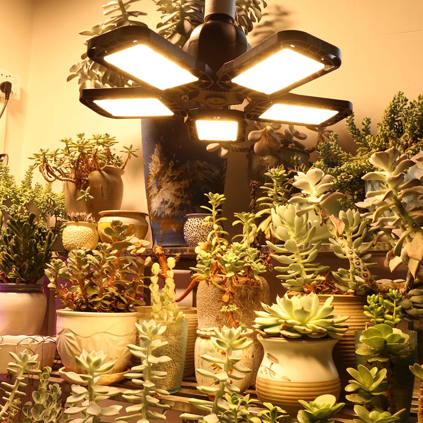 Lampade per Piante Coltivazione, E27 300W 780 LEDs Settore Lampada per Piante, Grow Light per Piante da Interno