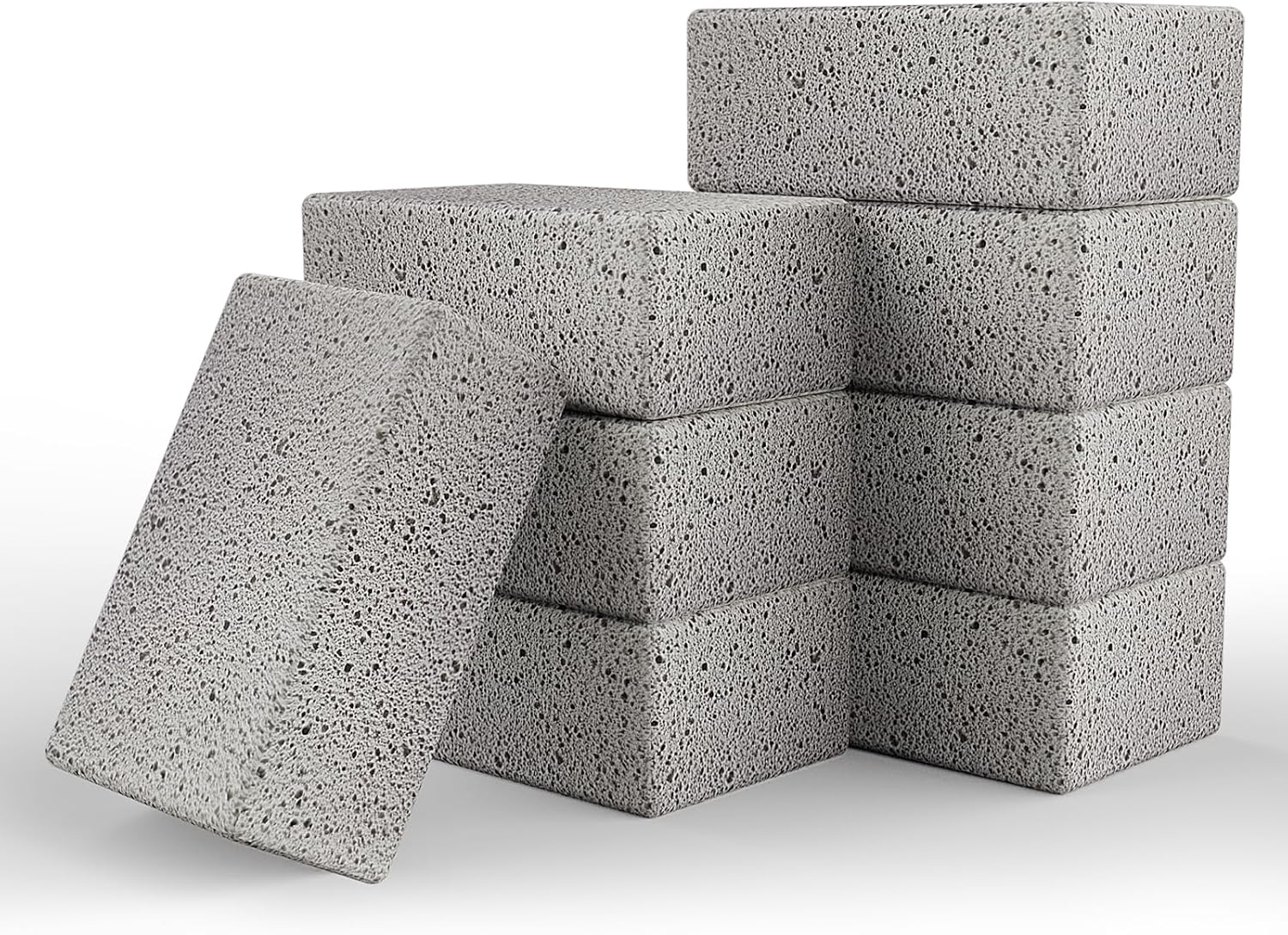 Wzporzst 8 Pack Grill Griddle Cleaning Brick Block, Dense