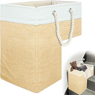 25 Room Storage Ideas That Instantly Make Life Easier 49 Stair Basket for Carpeted and Wooden Stairs - Laundry Basket for Stairs ...