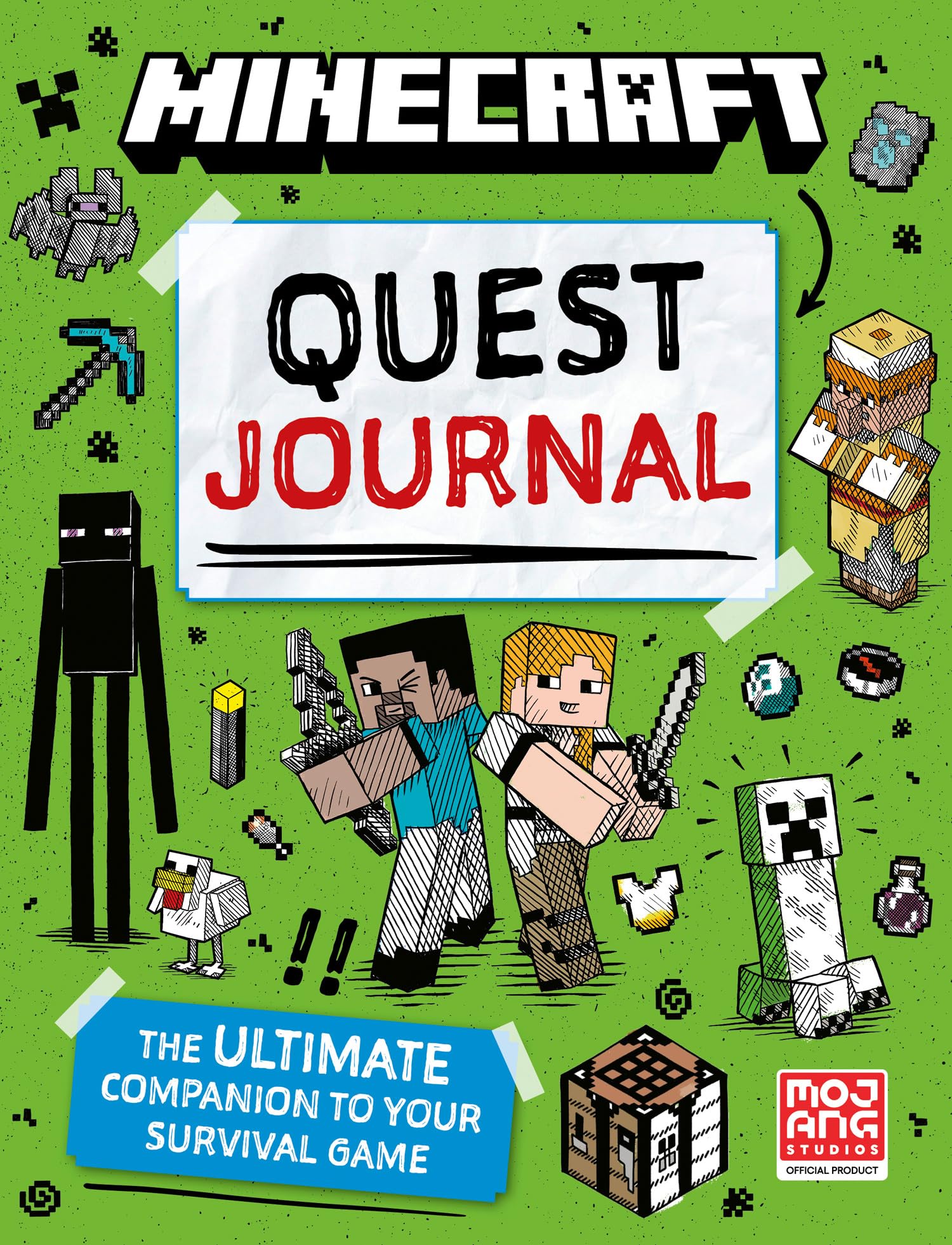 Minecraft Quest Journal PAPERBACK 9780008733117