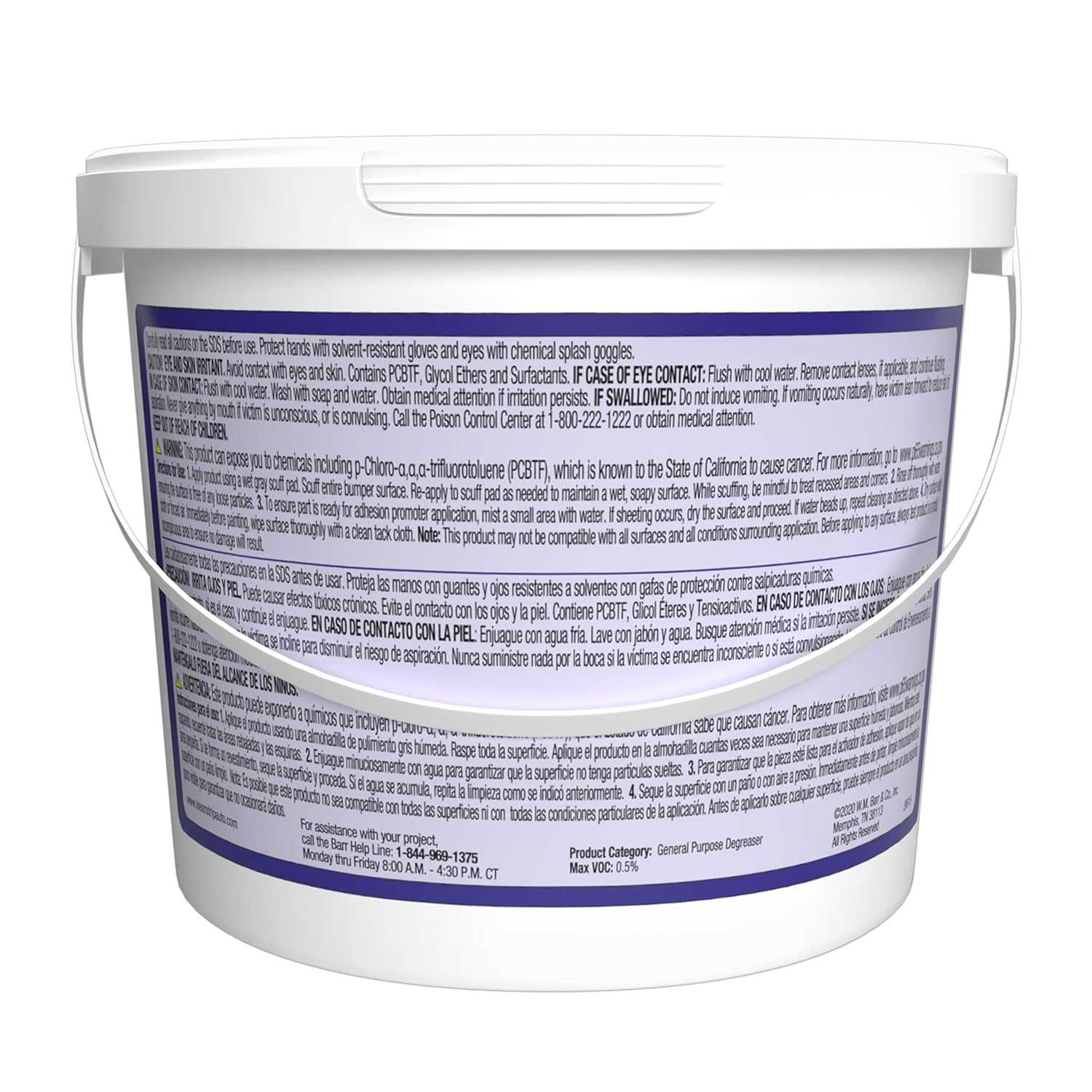 Klean-Strip Bulldog Abrasive Prep and Clean VOC Compliant Wax and Grease Remover - 7.6 Pound Paint Prep Cleaner Paste -Degreaser