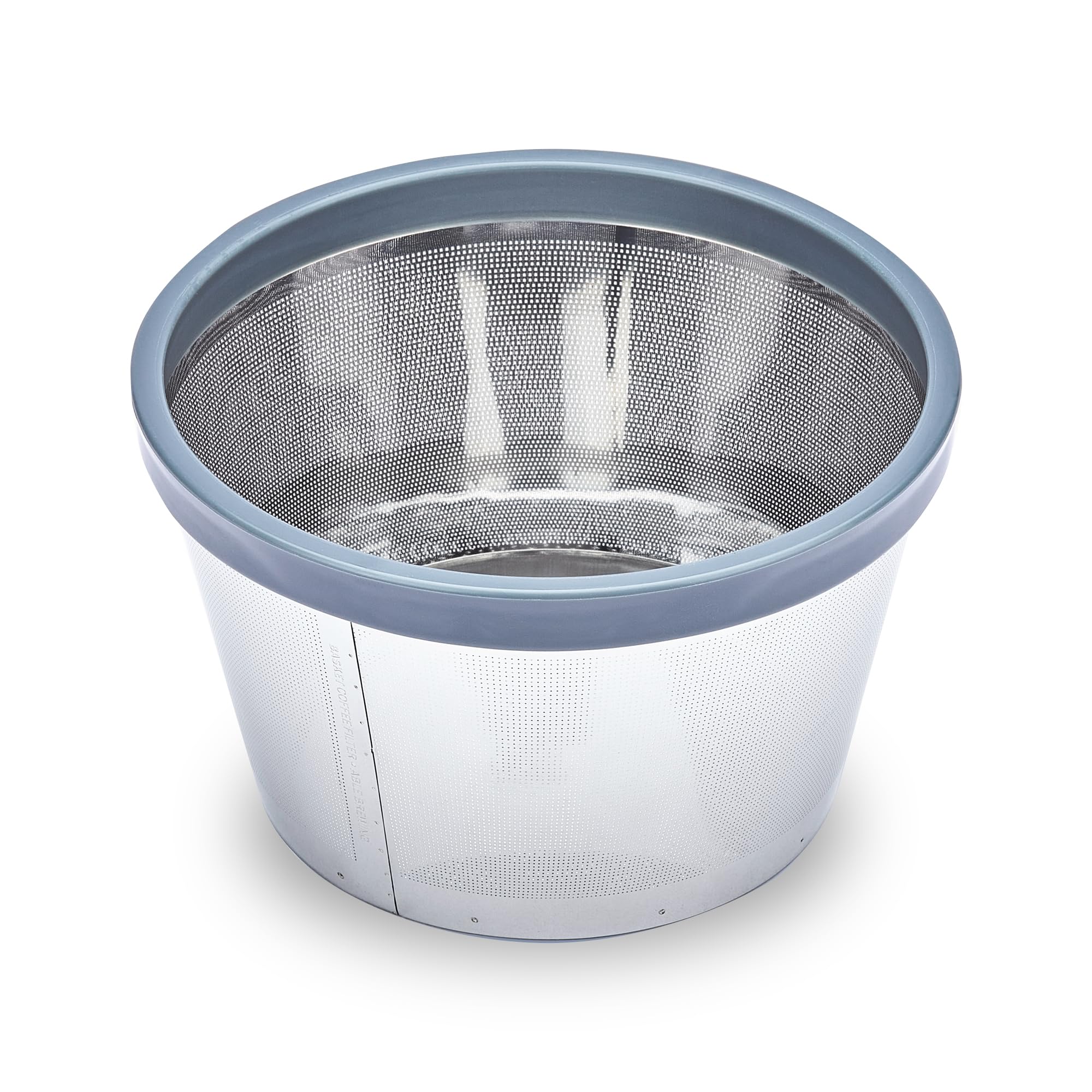 Able Brewing - Able Basket Reusable Coffee Filters, Single-Layer Coffee Filters 8-12 Cup Coffee Makers, 304 Stainless Steel Coffee Filter with 40,000 Precision-Etched Holes, BPA-Free