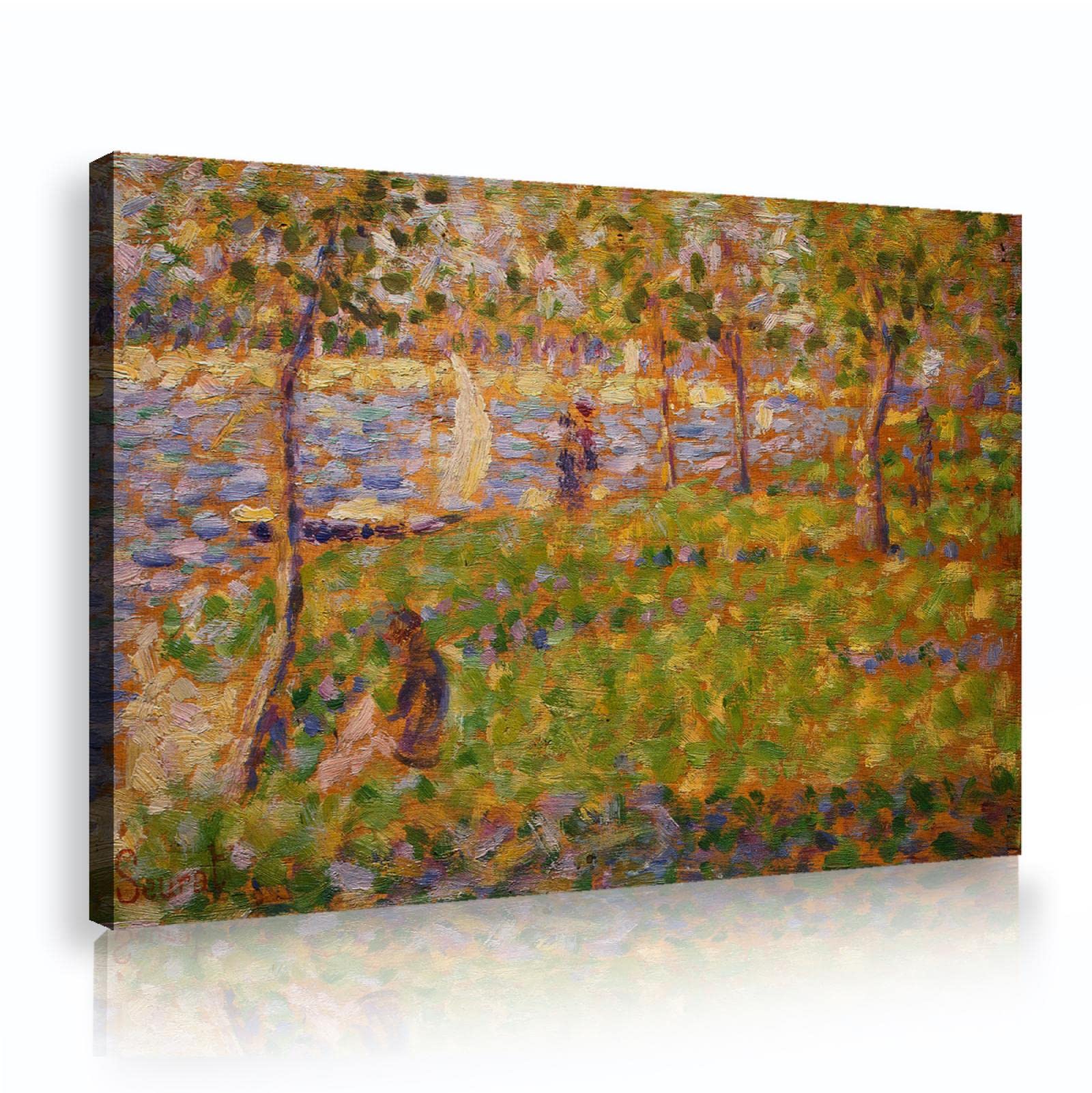 Amazon.co.jp: ジョルジュ・スーラ-ヨット1884レトロ点描画