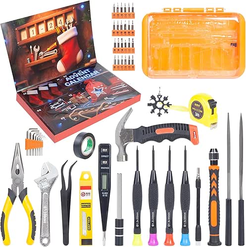 Advent Calendar 2025 Christmas Hand Tool for Men Countdown Calendar