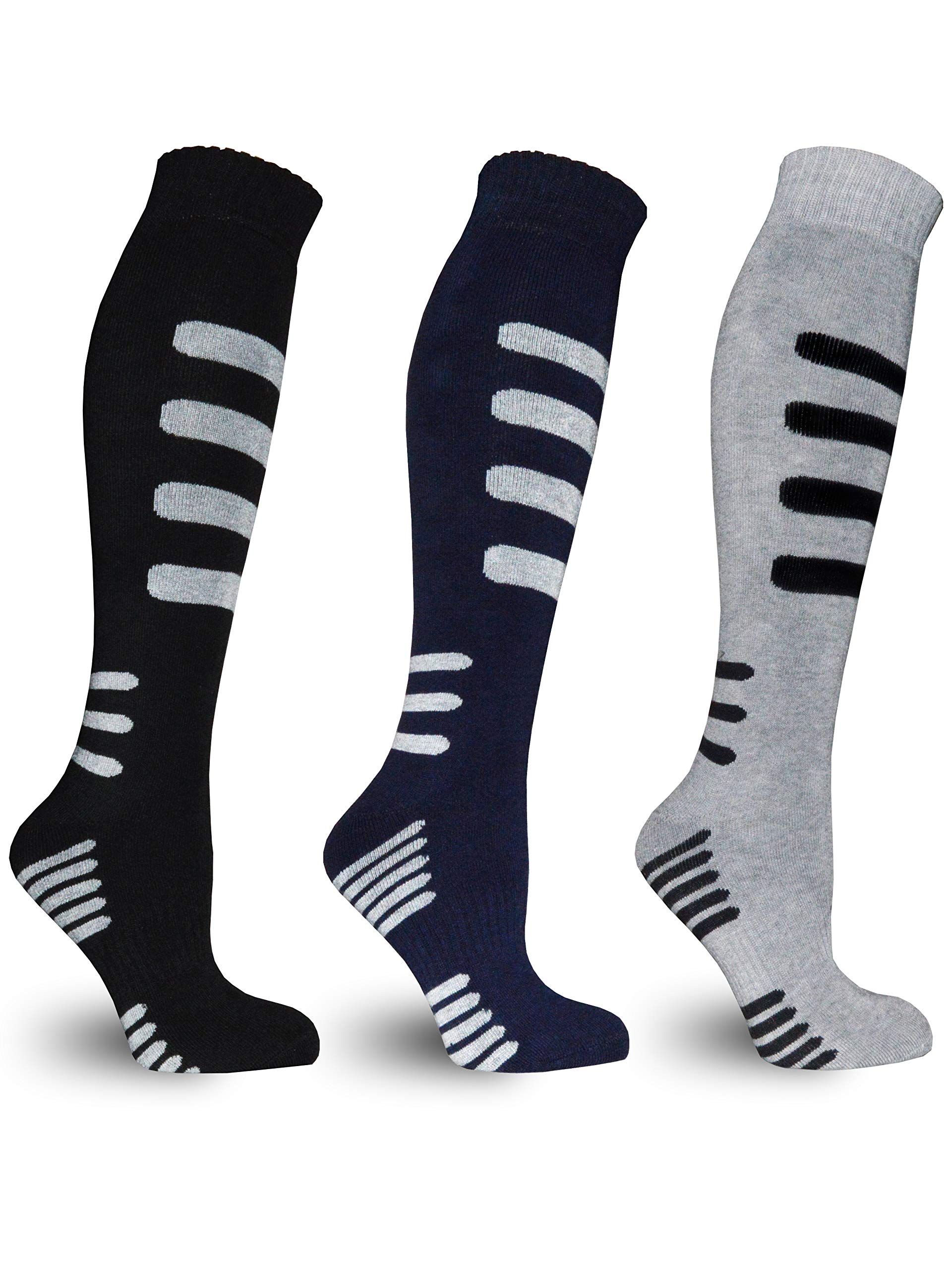Herren Thermo Kniestrümpfe (4x Paar) Winter Ski Vollfrottee Innenfutter