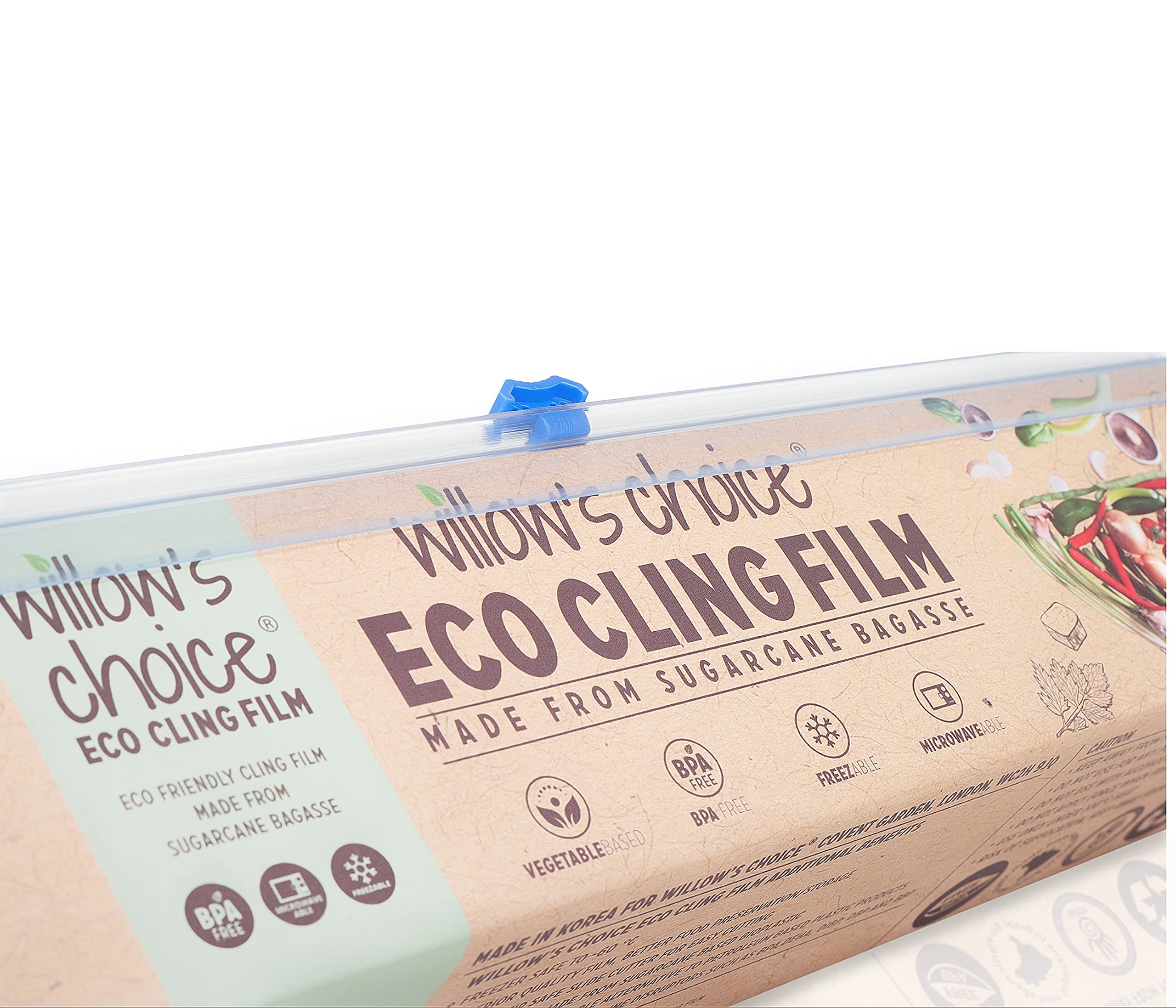 Buy Willow's Choice Cling Wrap 330 Sq Ft Cling Wrap with Slide Cutter