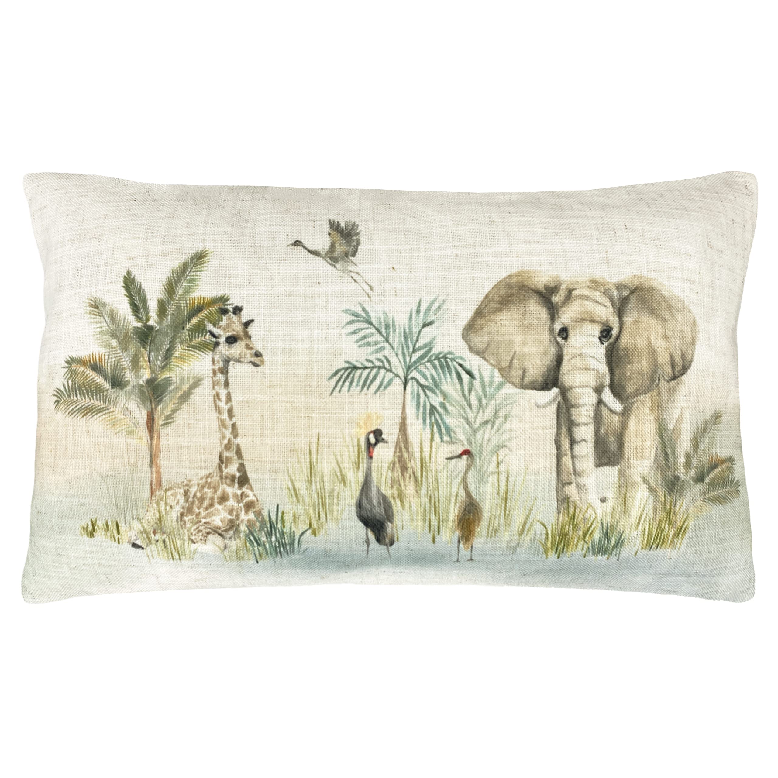 Evans Lichfield Kenya Polyester Filled Cushion, Polyester, Scene