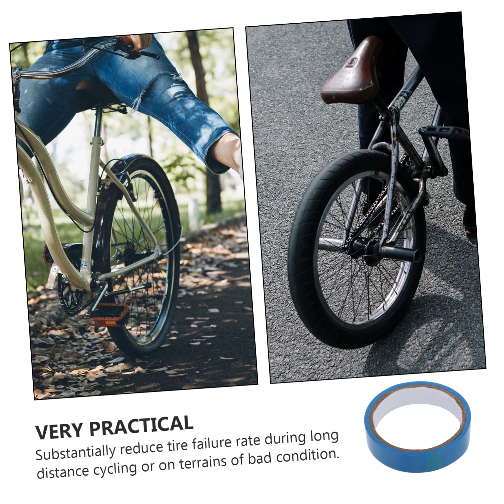 ULTECHNOVO 5 Pezzi Nastro Per Bicicletta Nastro Sigillante Per Intemperie Tubo Cavo Pneumatico Bici Filo Cartongesso Cerchione Bici Nastro Sigillante Per Pneumatici Bici Sigillante Per