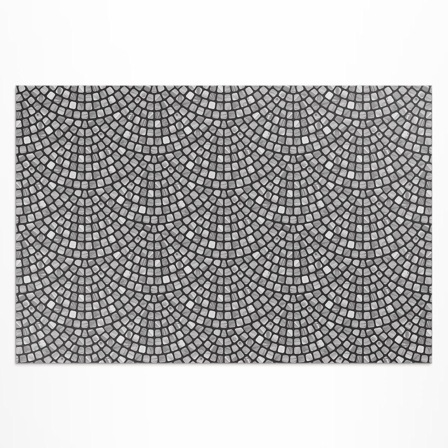 Tapis de sol vinyle extérieur 100x150 cm imperméable pour terrasse et balcon