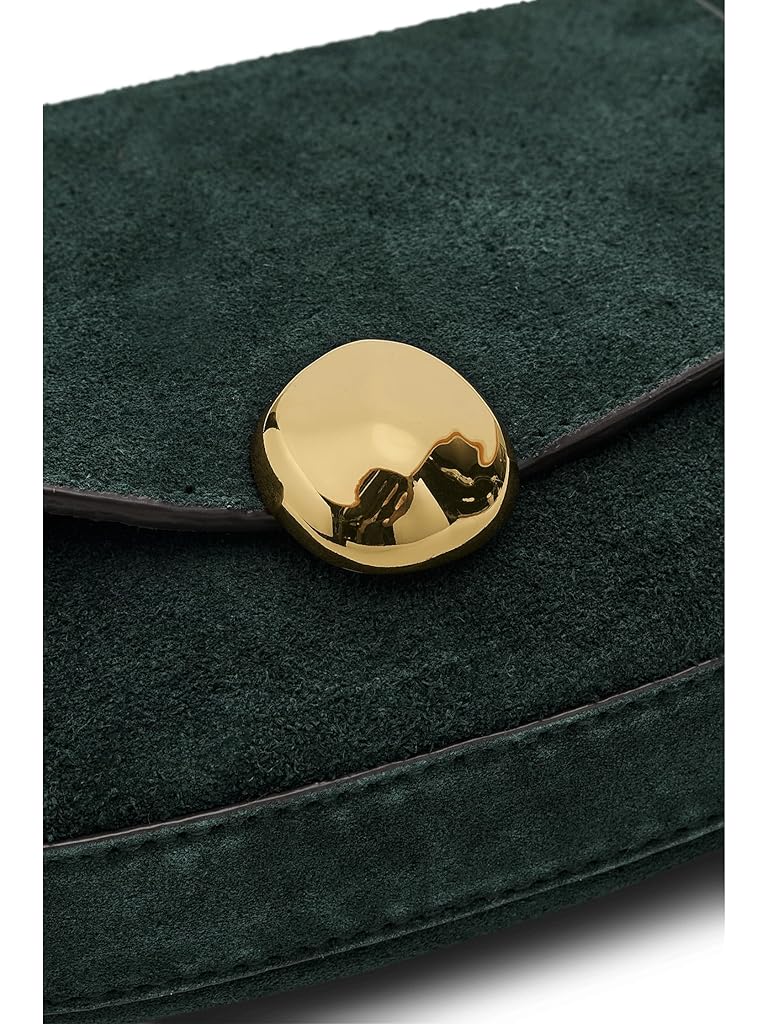 Blue Madewell Suede Sm Dakota Saddle Crossbody