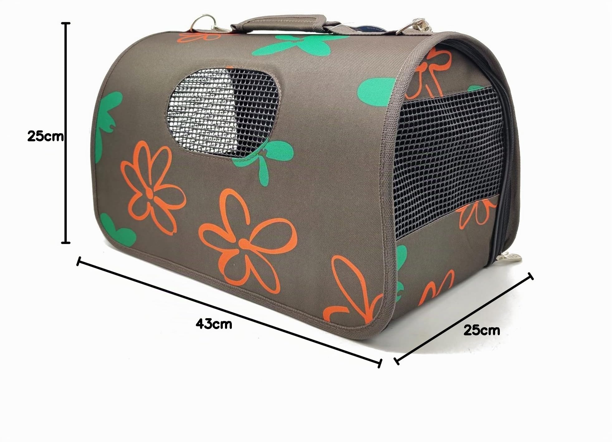 BPS Porteur Transportín Carrier Bag Toile pour Chien, Chat, Animaux Domestiques, Animaux, Dimension M: 43.5x25x25cm