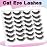 Losha Lashes 14 Pairs Fluffy False Lashes Soft Handmade Fake Eyelashes Vegan Cat Eye Lashes that Like Lash Extensions (P01)