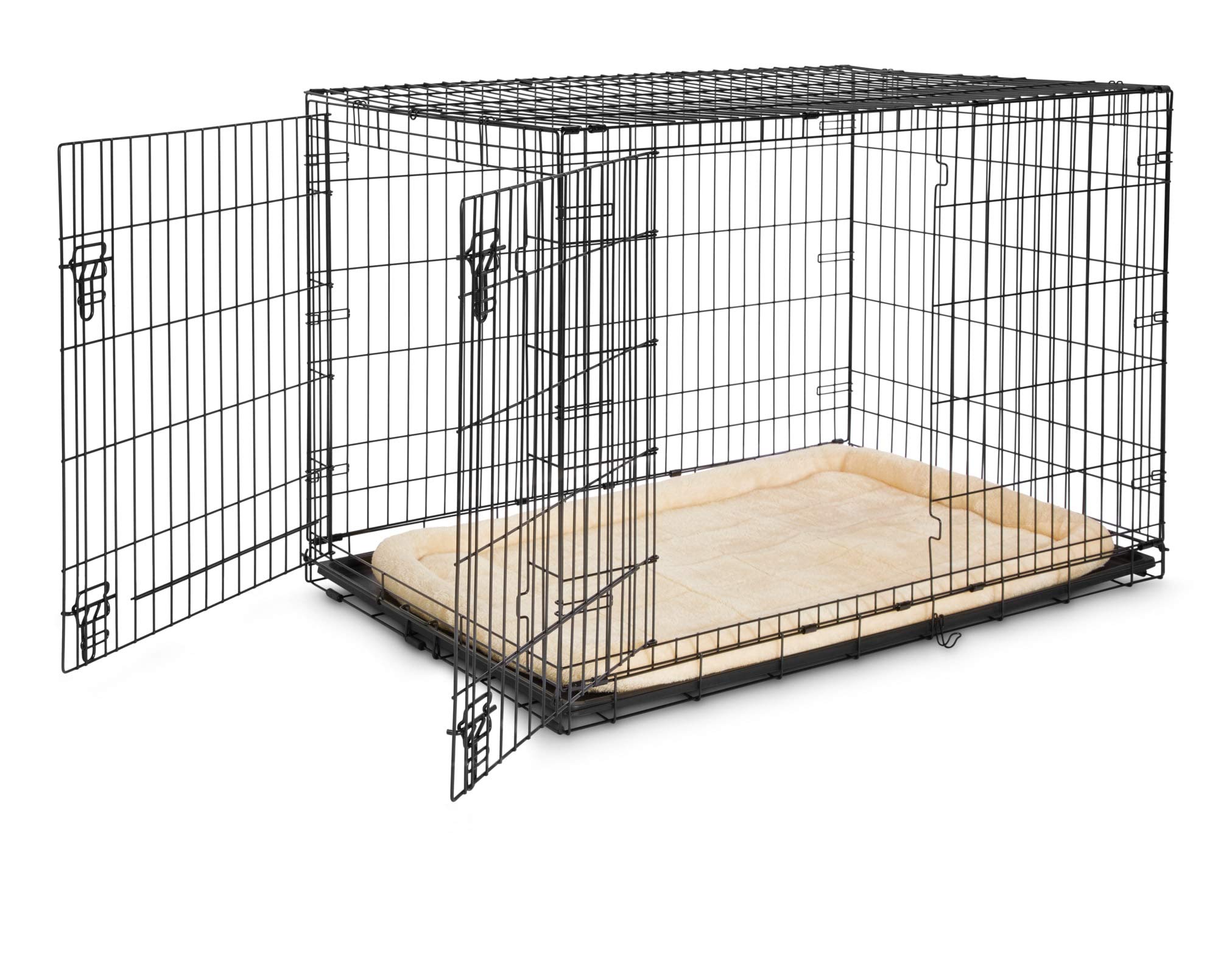 Petco Brand EveryYay Essentials 2Door Folding Dog Crate, LX WX H