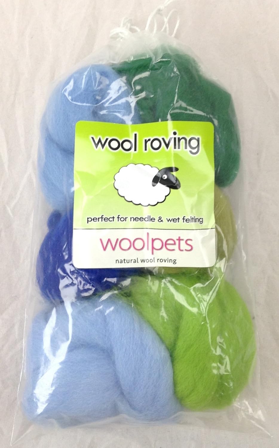 Amazon Wool Roving Forest & Sky by WoolPets WoolPets ホーム＆キッチン 通販
