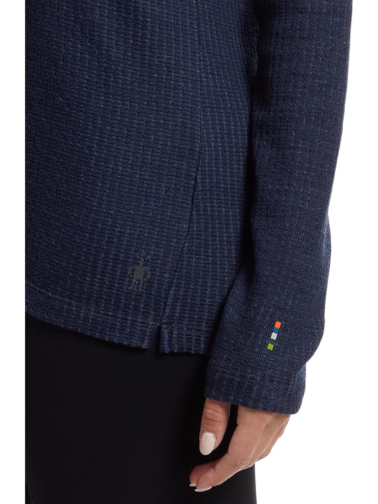 Navy Smartwool Thermal Merino Rib Crew