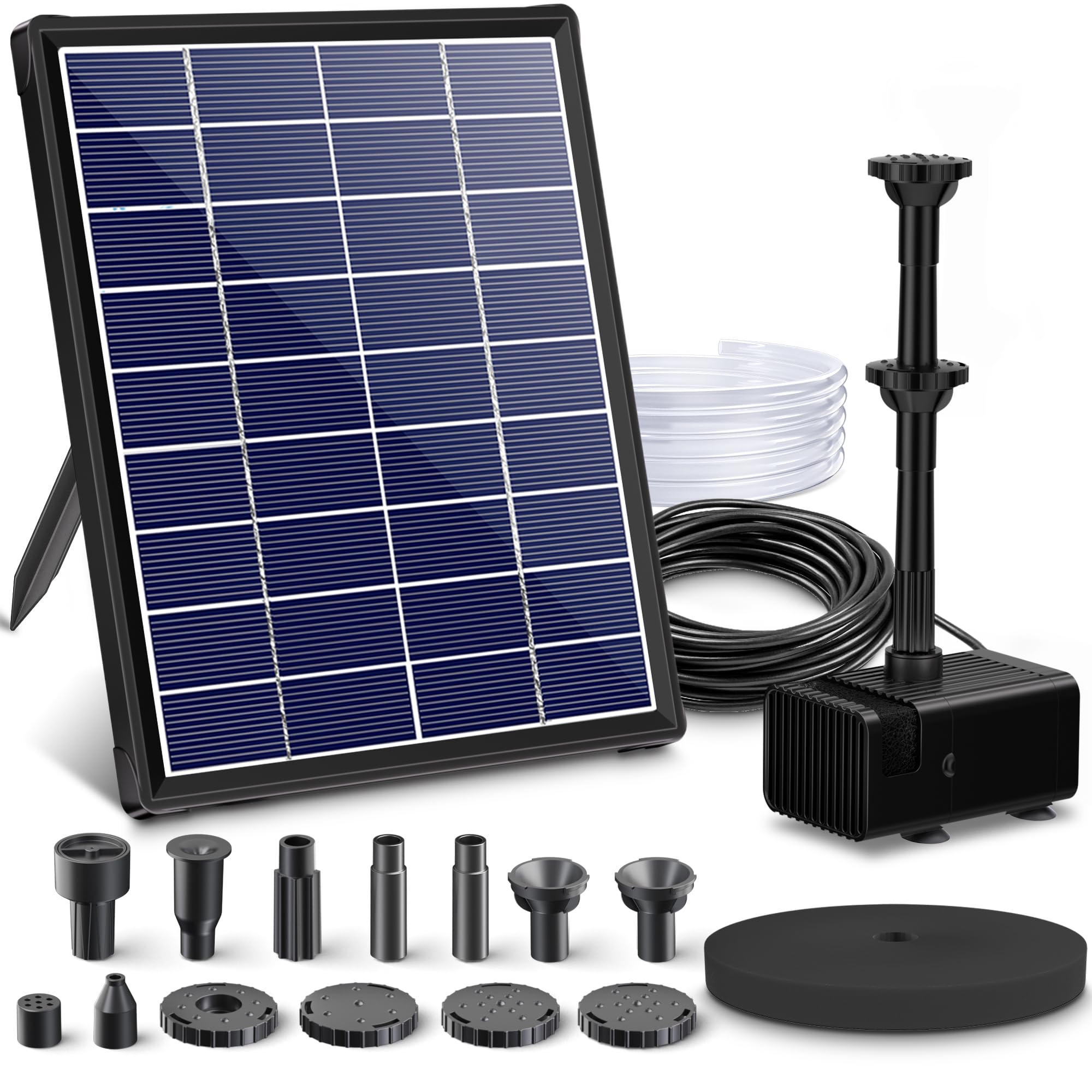 Biling 6.5W Solar Fountain for Bird Bath