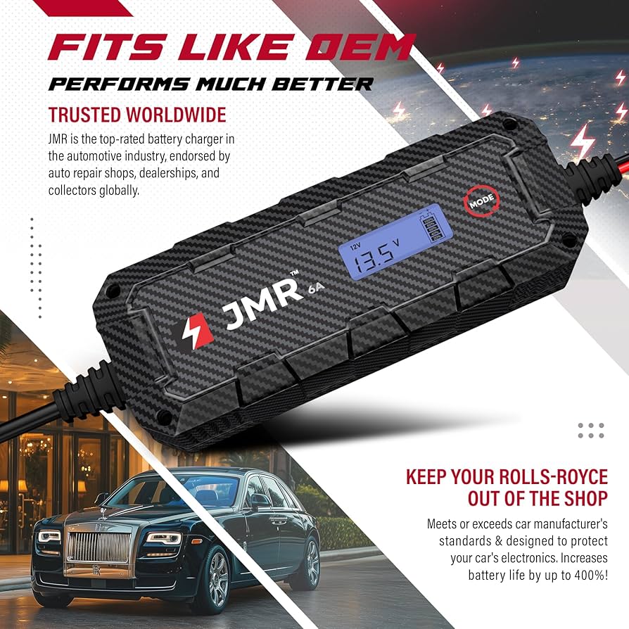 Amazon.com: JMR Battery Charger for Rolls-Royce Ghost
