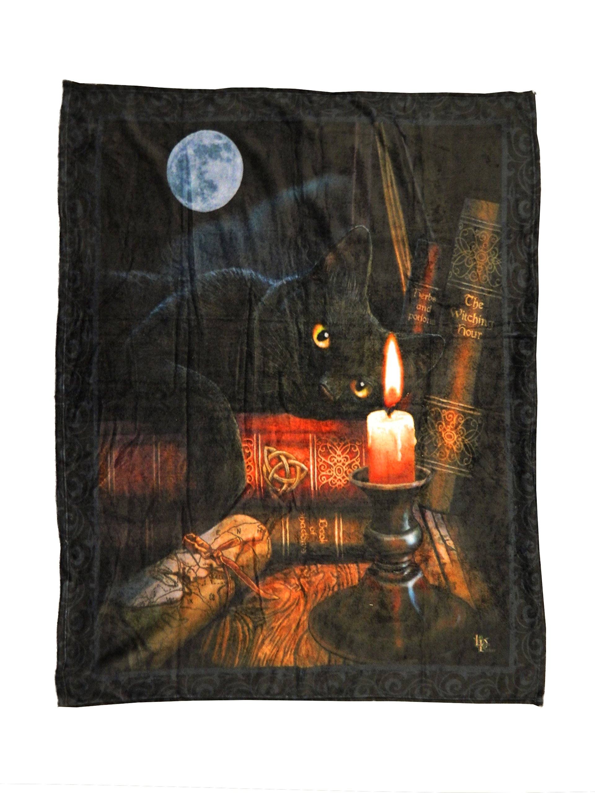 Midsouth Products Lisa Parker Überwurfdecke – Katzenbürste mit Magie