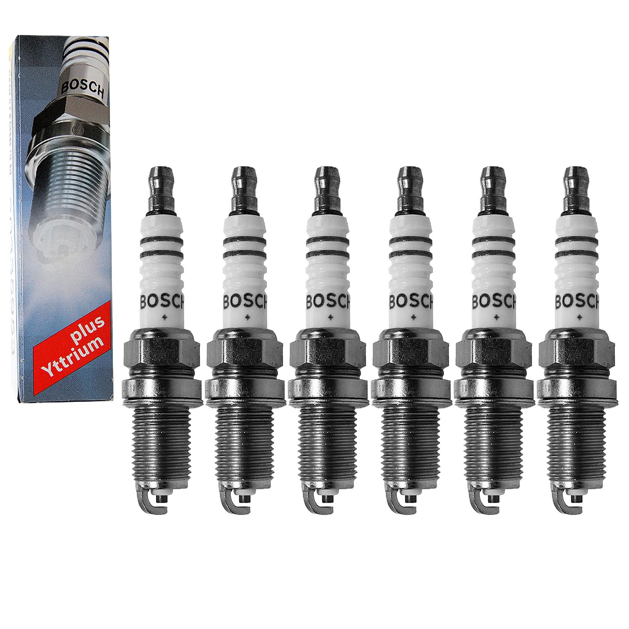 6 x Original Bosch Spark Plugs FR7DC+