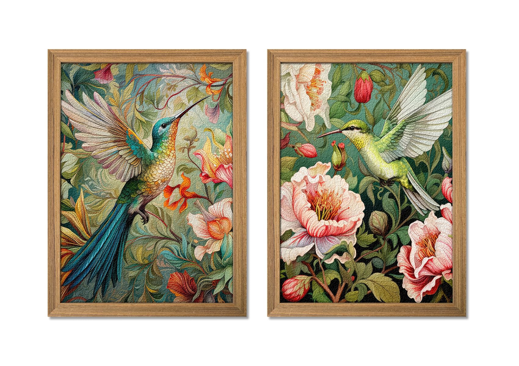 Dytila Hummingbird Wall Art Set
