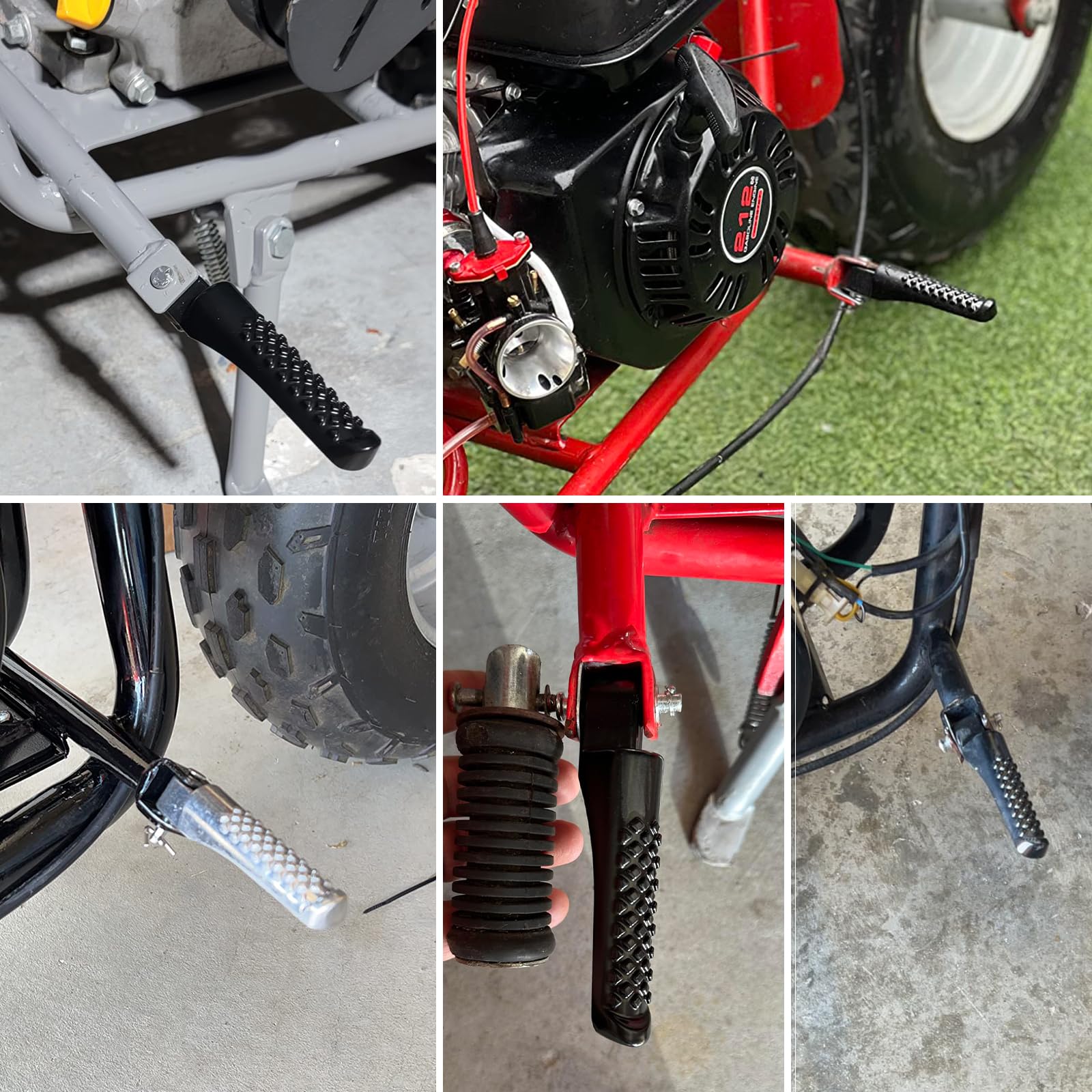 coleman mini bike foot pegs Peg RIGHT and Hardware for Bikes These lightweight and durable pegs are designed to fit any bike with a standard frame tube Mini Bike Mod! Forgot I