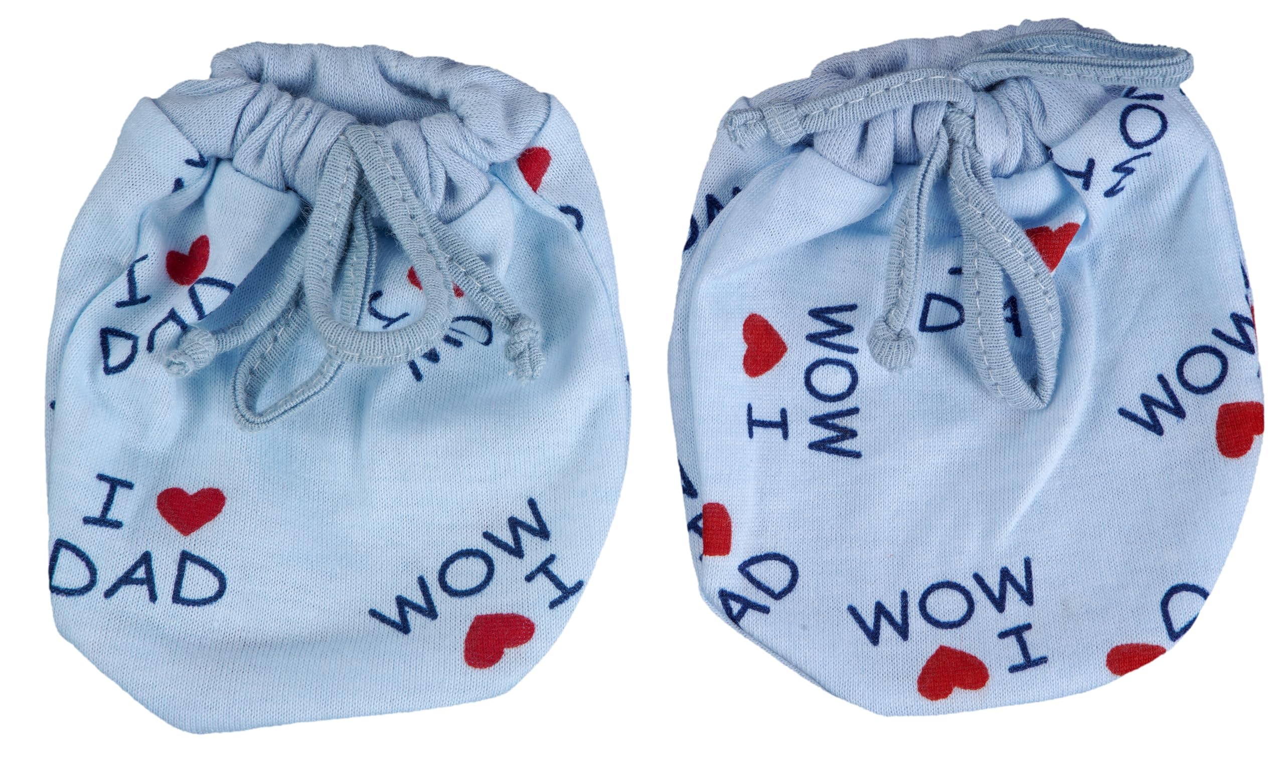 CUTEABLY Newborn Scratch Gloves,Dori Mittens, Baby, Infant, Toddler, Boys, Girls, Scratch Mittens for Baby Care (0-12 Months)-Pack of 5 - Image 5 thumbnail
