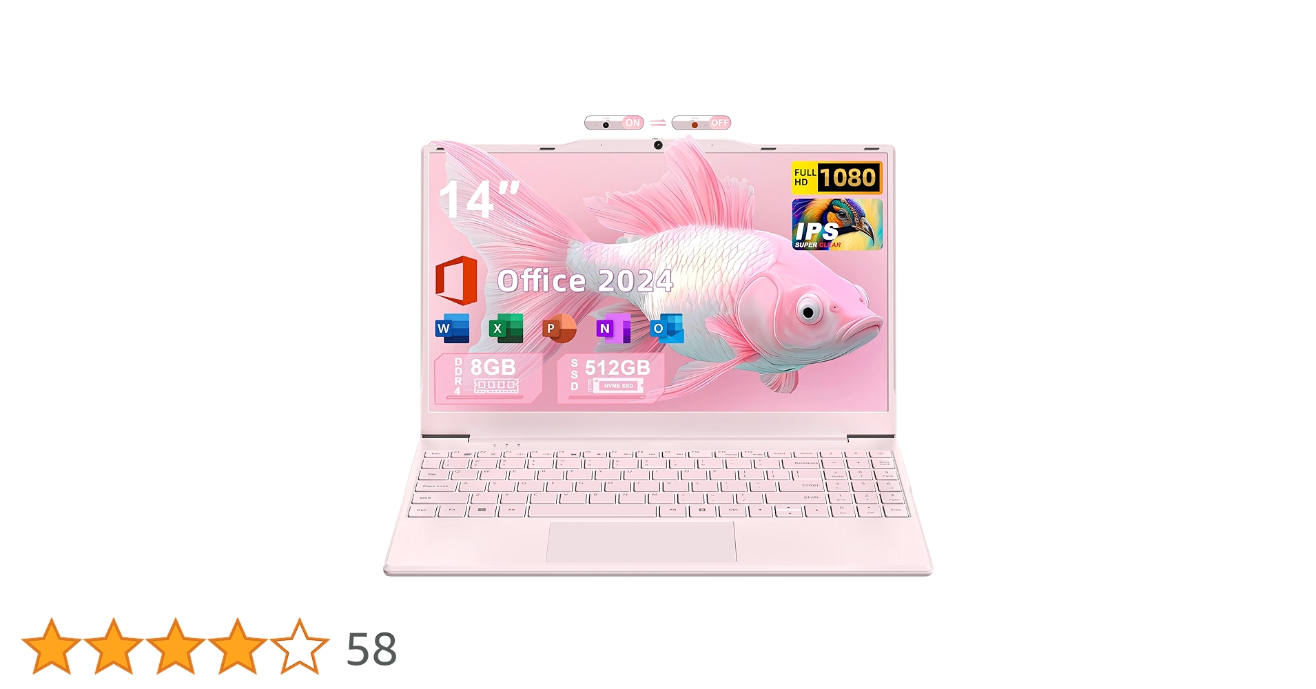レア✨ピンク✨SSDでサクサク動く✨Win11 i3ノートパソコン　カメラ付き♪ レア✨ピンク✨SSDでサクサク動く✨Win11 i3ノートパソコン