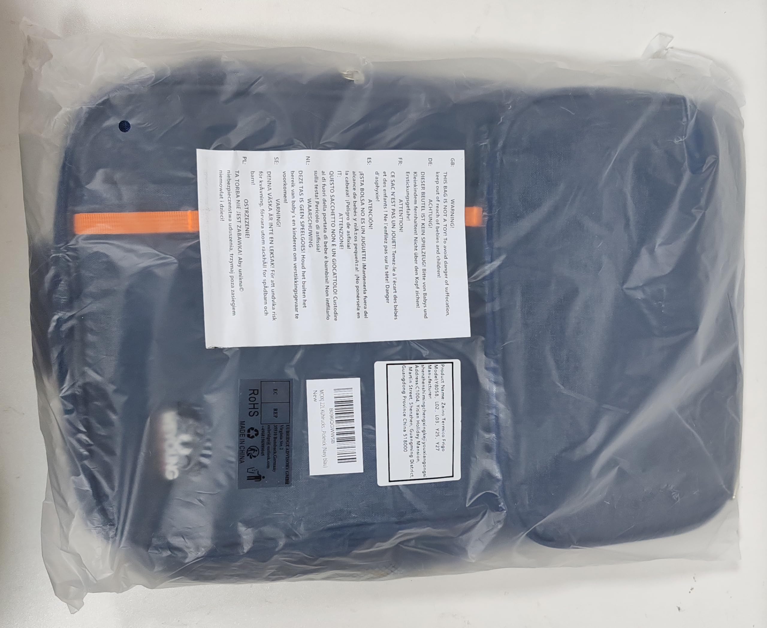 Borsa Termica Frigo 22L Isoterma Impermeabile per Picnic Campeggio