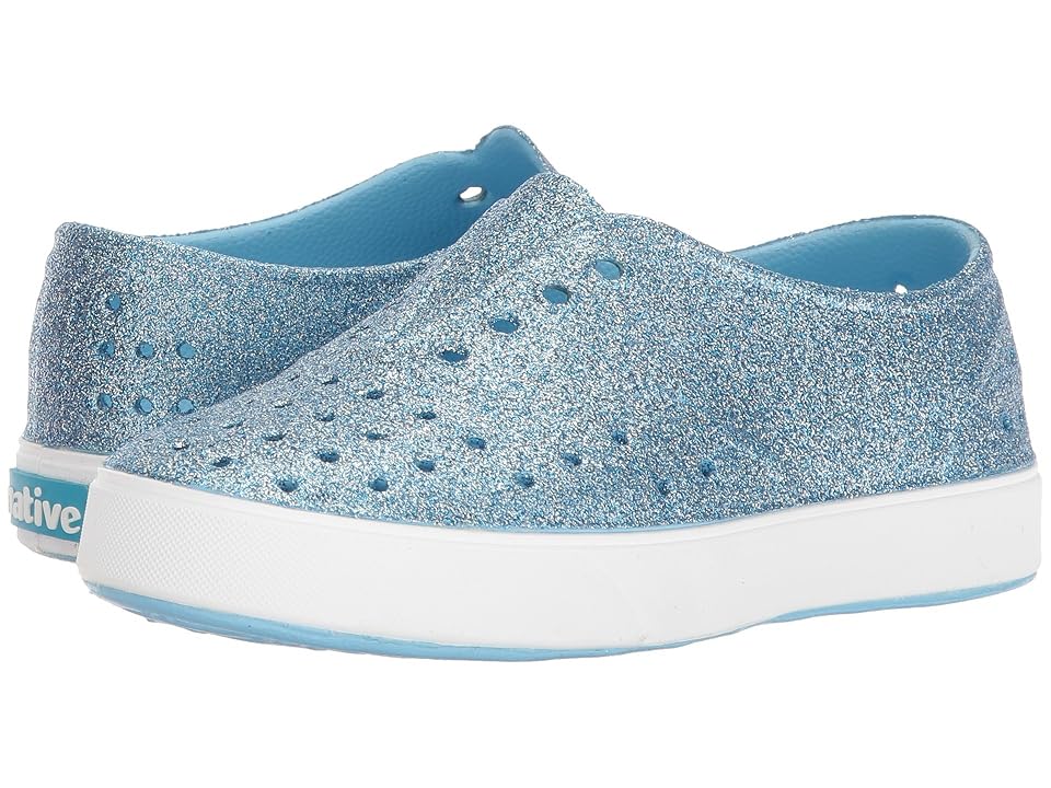 

Native Kids Shoes Miller Bling (Little Kid) (Sky Bling/Shell White) Girl's Shoes