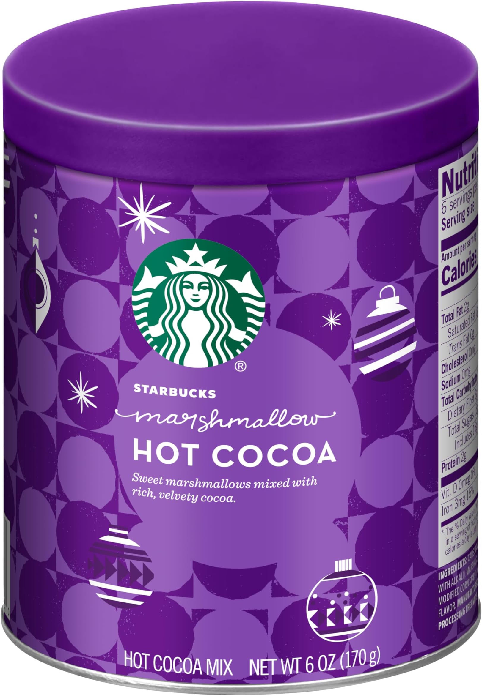 Starbucks Hot Cocoa, Marshmallow, 7 Ounce