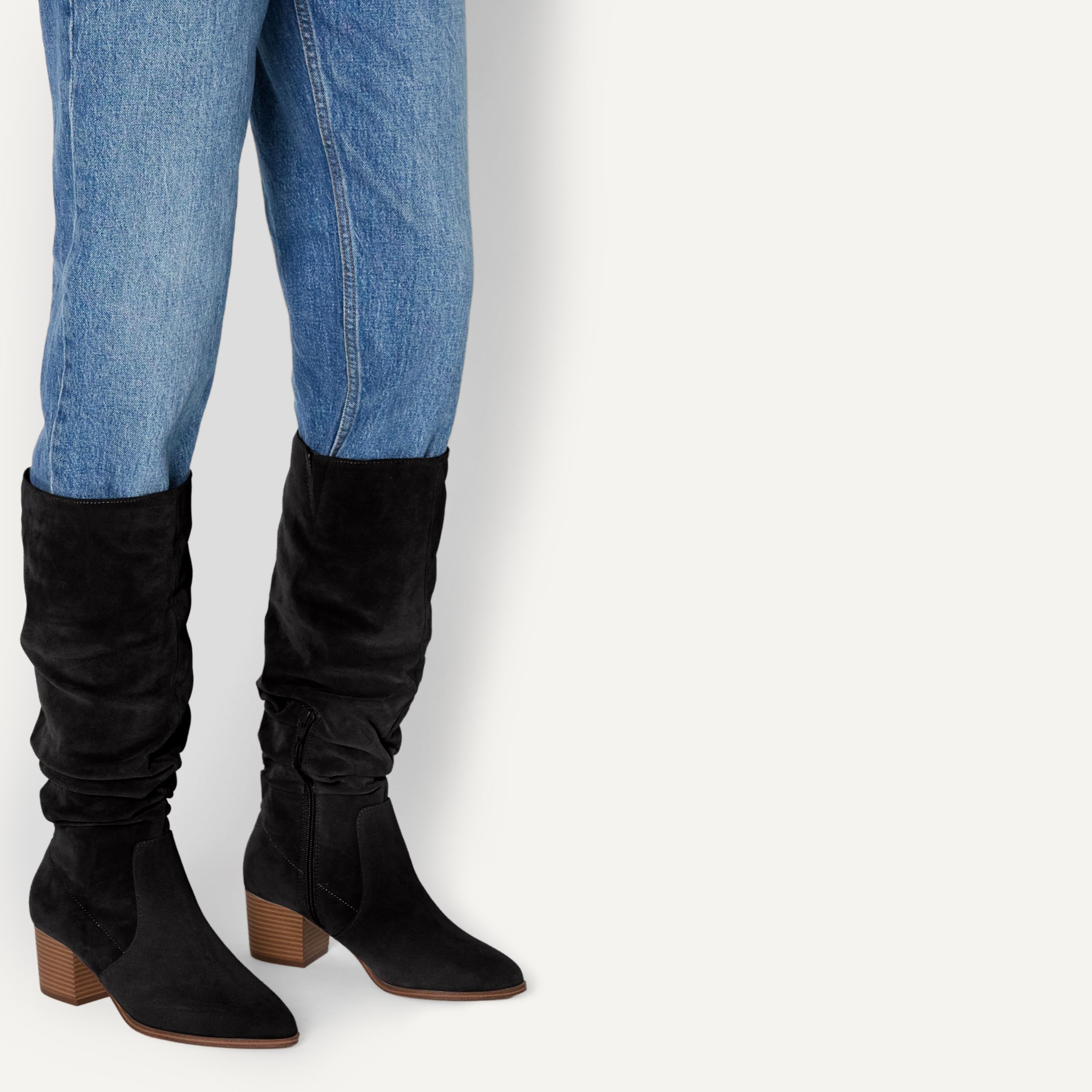 Amazon Essentials Donna Stivali Alti Con Tacco A Blocco