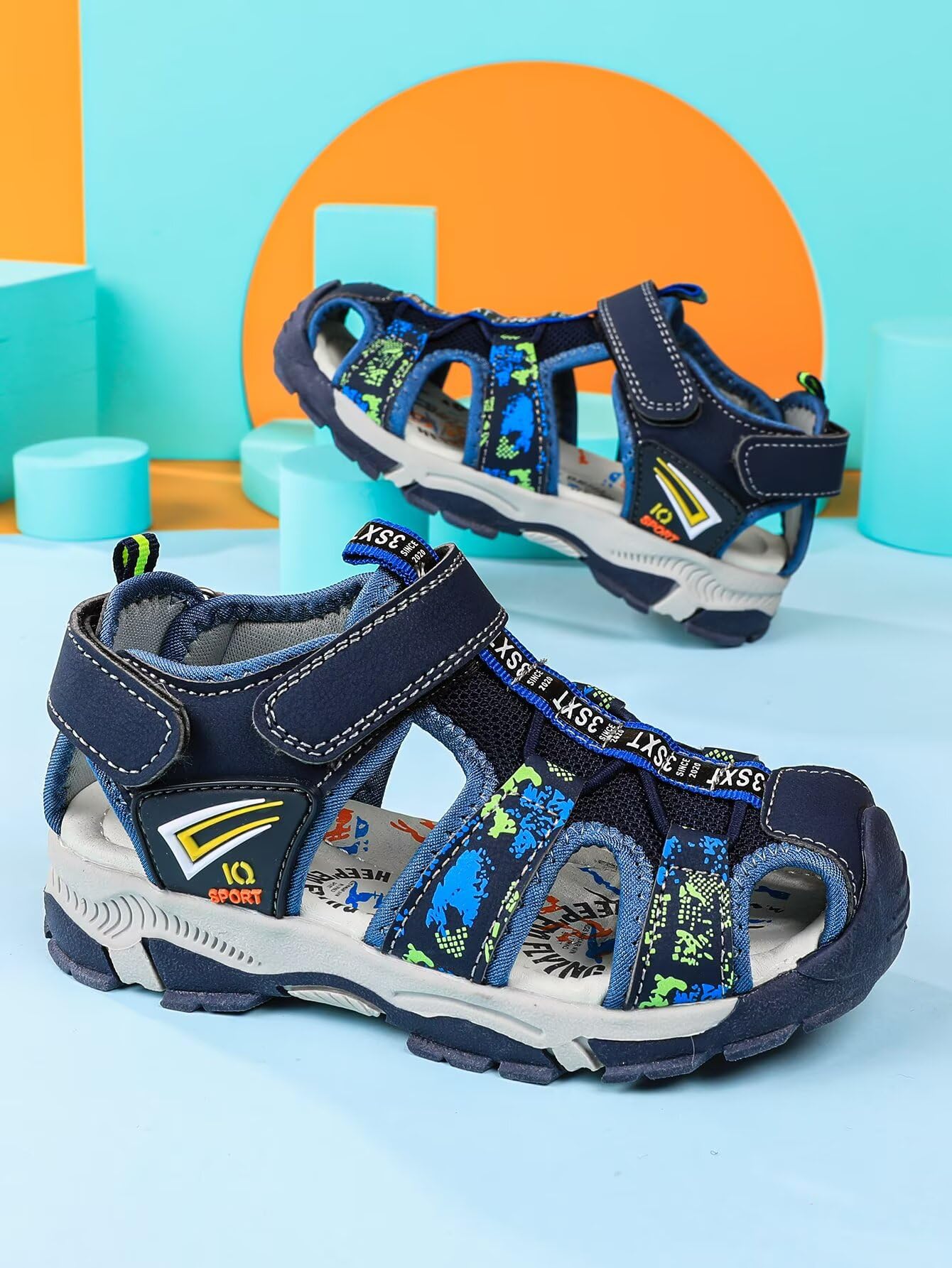 Sandalias de verano para niños y niñas, con puntera cerrada, ligeras, atléticas, para exteriores — view 9