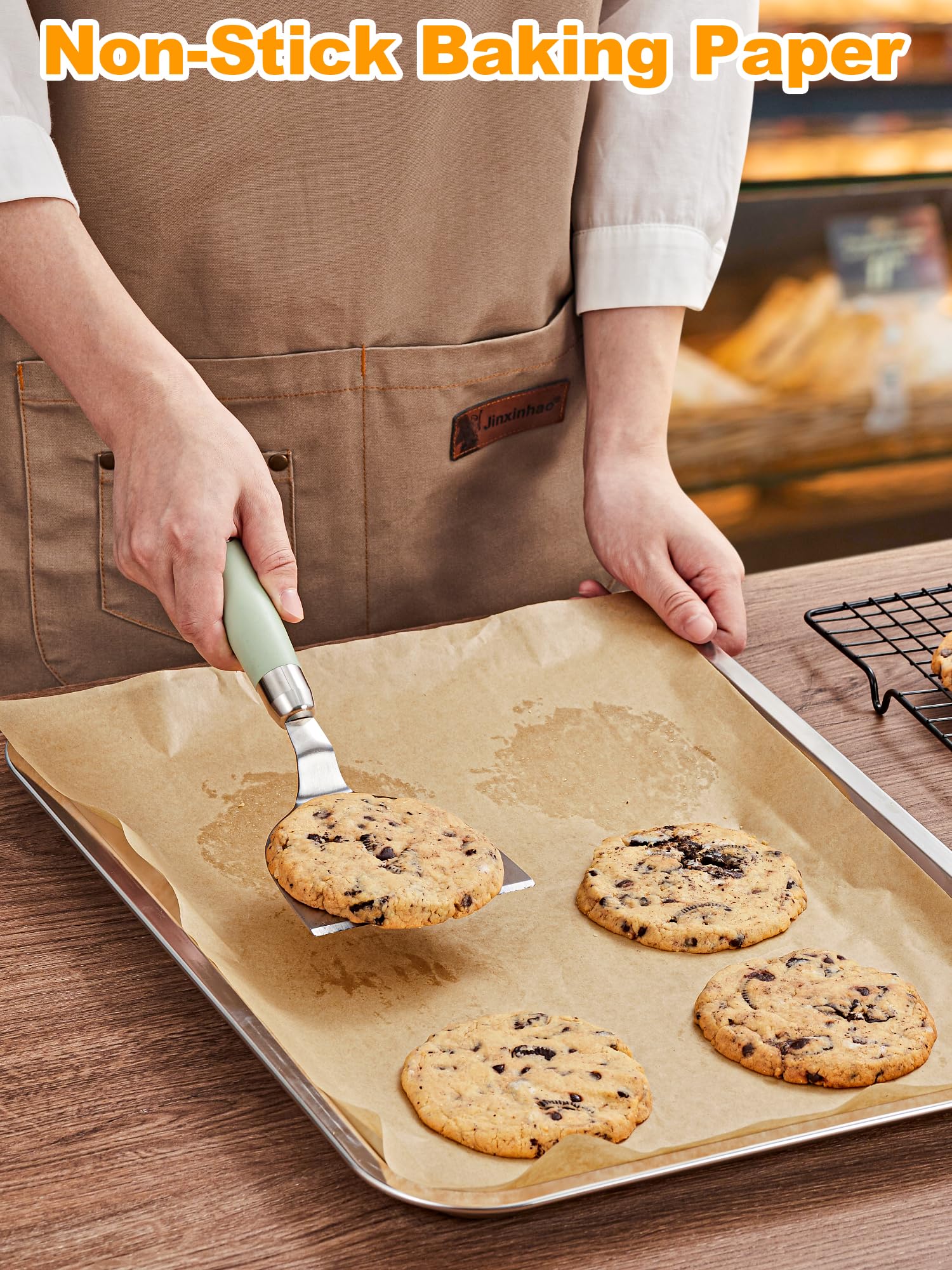 Unbleached Parchment Paper SMARTAKE 200-Pack 8