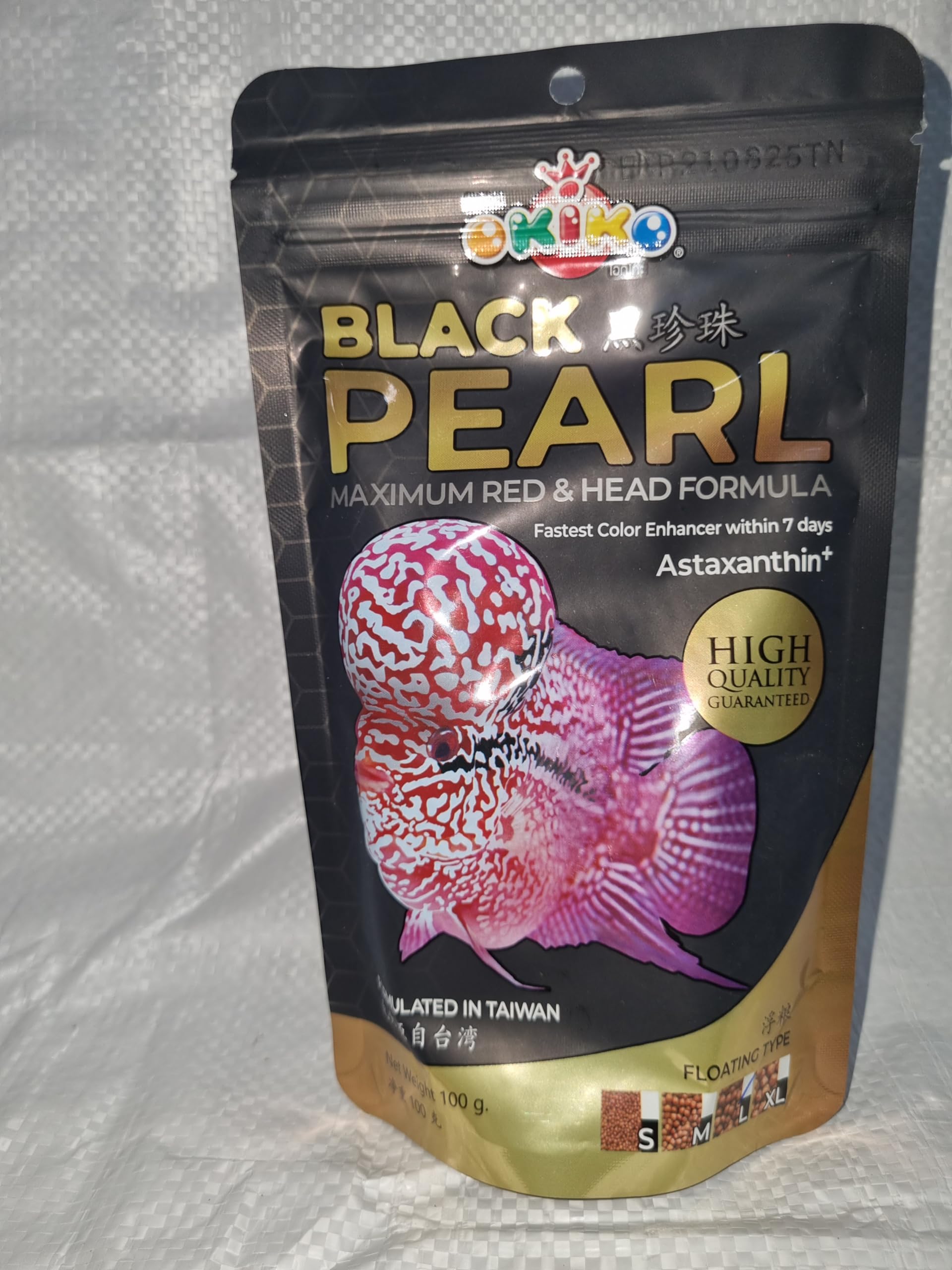 Okiko Black Pearl flower horn fish food I maximum red and head formula (B0CV82ZSG8) Amazon Price History, Amazon Price Tracker