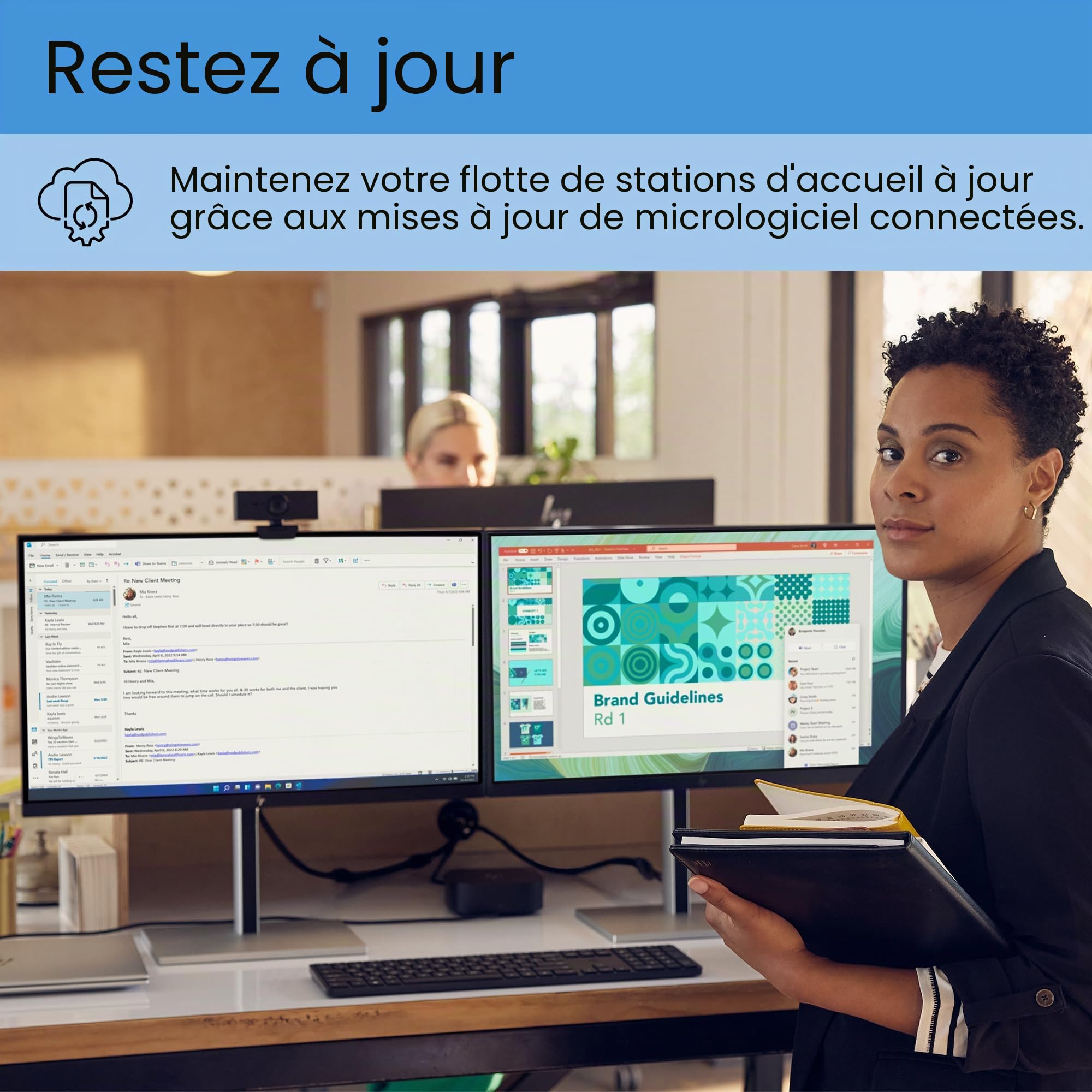 HP Adaptateur USB-C Dock G5-11 en 1 pour Ordinateurs Portables, PC et Ordinateurs Portables compatibles USB-C et Thunderbolt – Câble Unique pour Le Chargement, la Mise en réseau ou Les transferts de